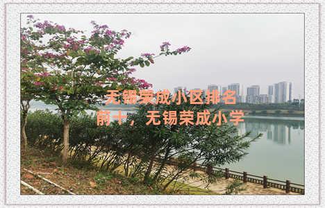 无锡荣成小区排名前十，无锡荣成小学